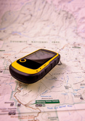 Handed GPS and Map