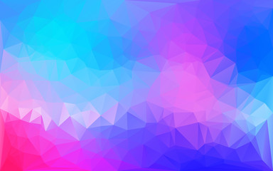 Abstract polygonal background - blue / Pink