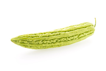 Bitter melon isolated on white background