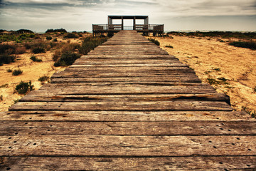 Beach at Cadiz bay