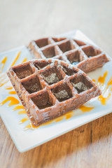Chocolate waffle
