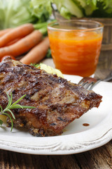Ribs with honey