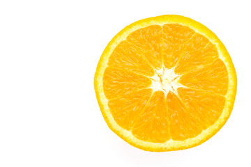 Orange isolated on white
