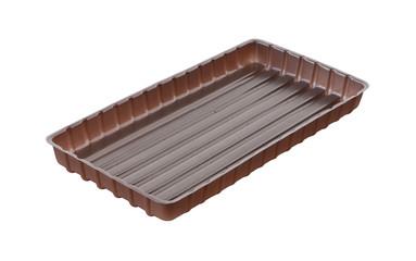 Inner Tray of Chocolate package isolated on white background