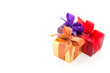 Gift box isolated on white background