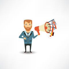 translator  says in speaker