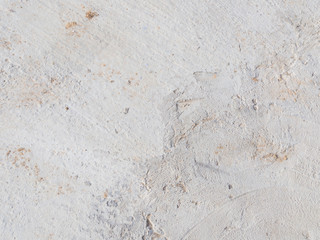 fresh concrete with small pits