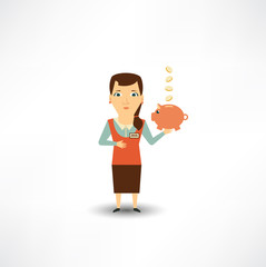 the seller keeps the money in the bank