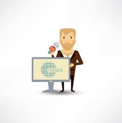 journalist says TV news