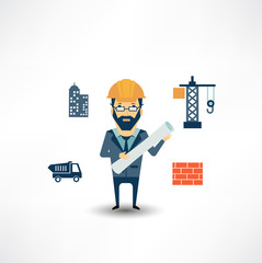 architect looking for construction