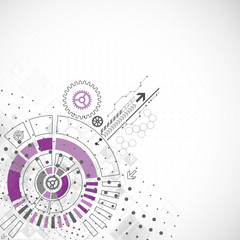 Abstract technology business background