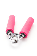 Sport hand grip equipment isolated on white