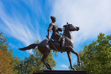 Obraz premium cossack on horse 2