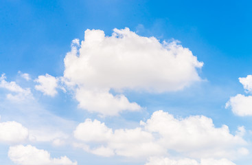 Obraz premium Blue sky clouds background