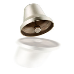 Silver bell ON WHITE
