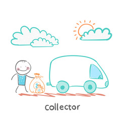 collector is money in the car