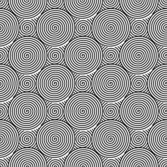 Design seamless monochrome twirl pattern