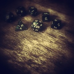 Dices used for role playing games