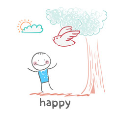 happy