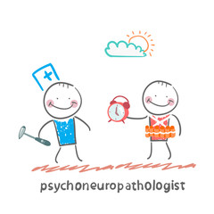 psychoneuropathologist  stands next to a man with a bomb