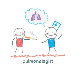 pulmonologist pulmonologist says lung patient who smokes