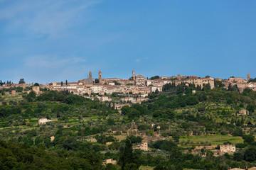 Fototapeta na wymiar Ancient city of Siena, Tuscany, Italy