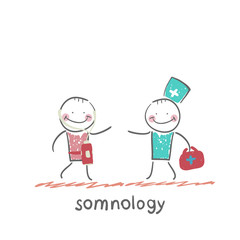somnology treats a patient