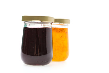 Jam Jar isolated on white background