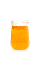 Jam Jar isolated on white background
