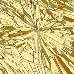 Abstract light brown background of polygons.