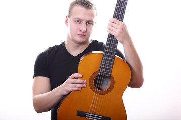 man with guitar