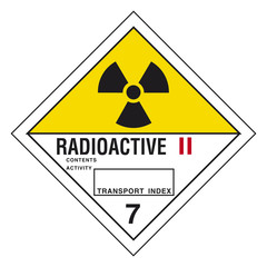 Hazardous materials sign