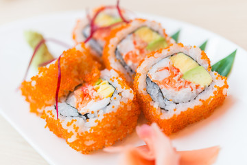 California roll sushi maki