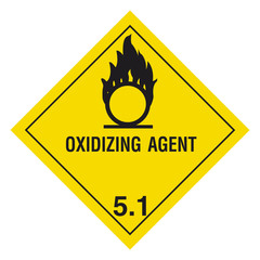 Hazardous materials sign