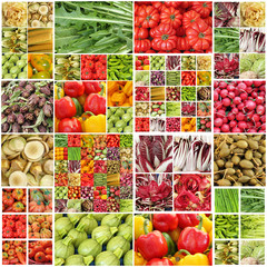 colorful vegetable pattern