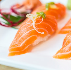 Salmon sushi