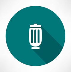 Trash can icon