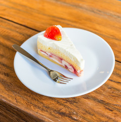 Strawberry cream cakes