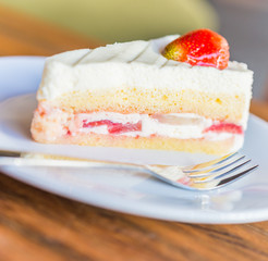 Strawberry cream cakes