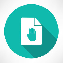Obraz premium Flat Icon. Vector Pictogram. EPS 10.