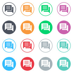 Vector flat iButtons