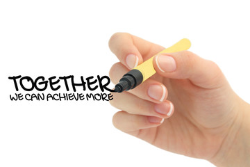Together we can achieve more