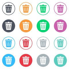 Vector flat iButtons