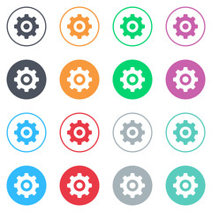 Vector flat iButtons