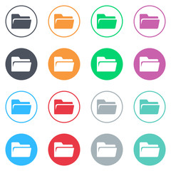 Vector flat iButtons