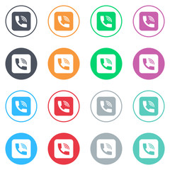 Vector flat iButtons