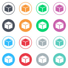 Vector flat iButtons