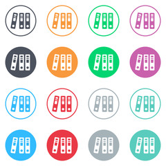 Vector flat iButtons
