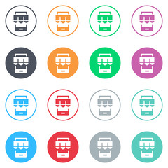 Vector flat iButtons