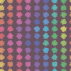 Fototapeta na wymiar Seamless colorful abstract pattern